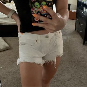 Free people white shorts